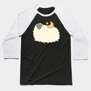 Star and Moon Sheep Baseball T-Shirt